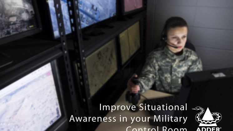 Improve Situational Awareness in your Military Control Room 
