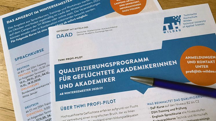 Das Kursangebot ab Oktober 2020: Anmeldungen sind jederzeit möglich unter profi@th-wildau.de. (Bild: TH Wildau)