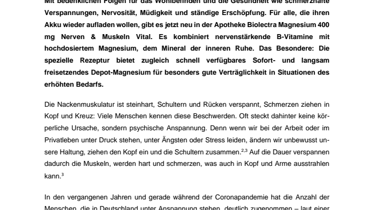 Pressemitteilung - Biolectra Magnesium - Angespannt abgespannt entspannt.pdf