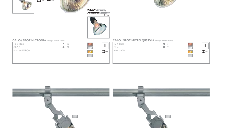 Produktblad spotlight Calo som pdf.