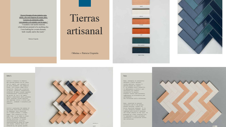Tierras Artisanal - Keramiska plattor av Patricia Urquiola för Mutina hos Centro