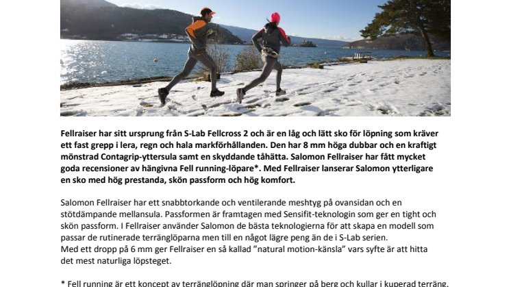 Salomon Fellraiser med dubbar och monstersulor för tuff terräng