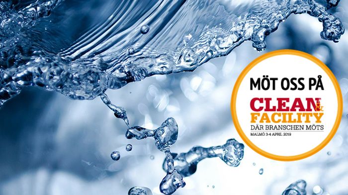 Möt oss den 3-4 april på Clean & Facility mässan på Malmö Mässan.