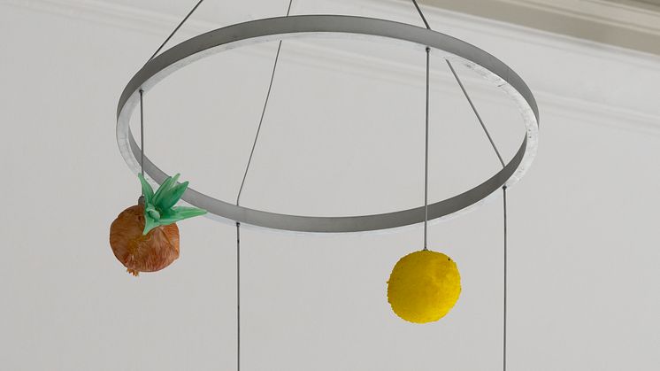 Installation view, Our elastic arm hold in tight through the claouds, Kunsthal Charlottenborg, 2021