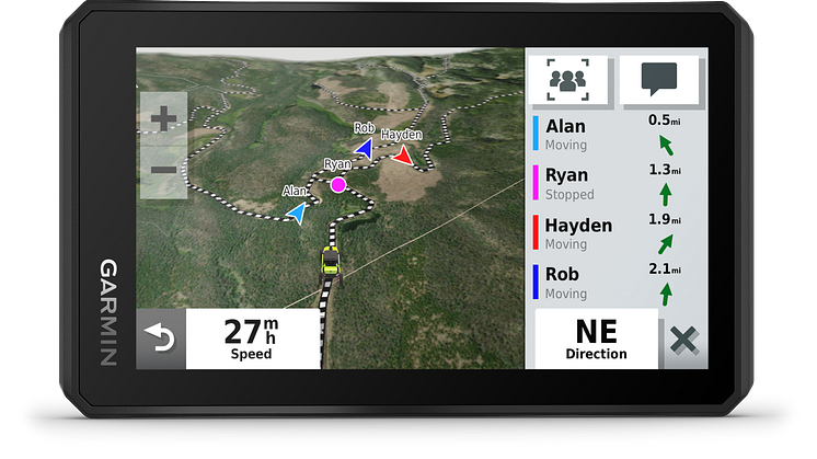Garmin Tread_Group Ride Tracking_F