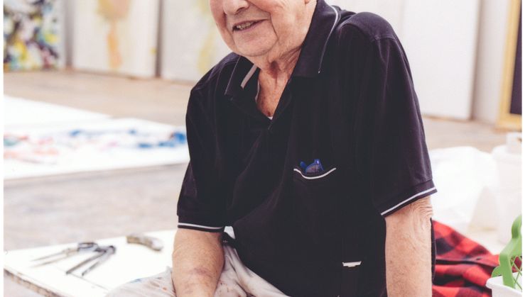 Georg Baselitz / Foto: Christoph Schaller