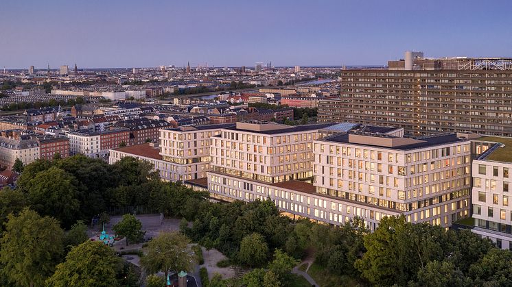 Nordfløjen valdes ut som världens bästa nya vårdbyggnad under World Architecture Festival 2021, i kategorin ”hälsa”. Foto: ﻿Adam Mørk