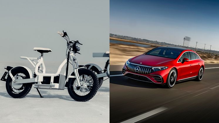 På eCarExpo i Göteborg kommer totalt 36 olika fordonsmodeller att finnas för provkörning: Från svenska Cake elmopeder till prestandabilar som Mercedes EQS 53 AMG