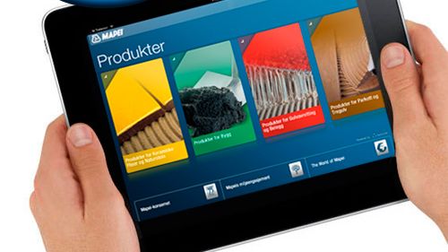 Mapei App för iPhone och iPad 