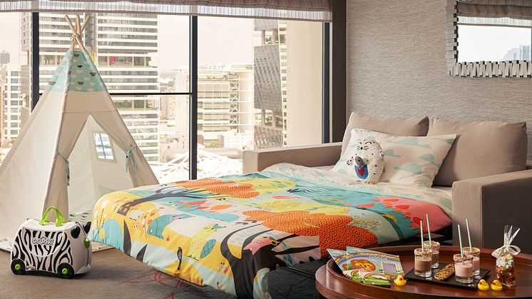 Overview of Children Bedding, Teepee and Amenities