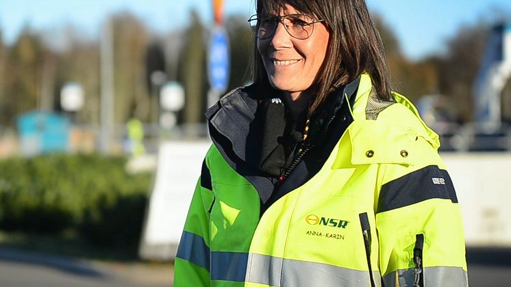 Anna-Karin Falkenström, enhetschef NSR:s återvinningscentraler
