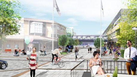 Nu startar ombyggnaden av centrum
