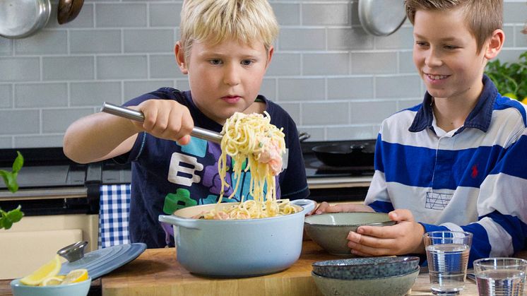 Barn och unga gillar sjömat