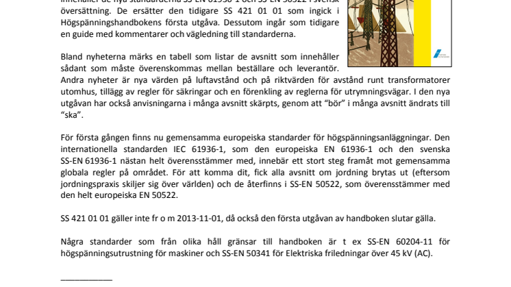 Nya Högspänningshandboken ute!