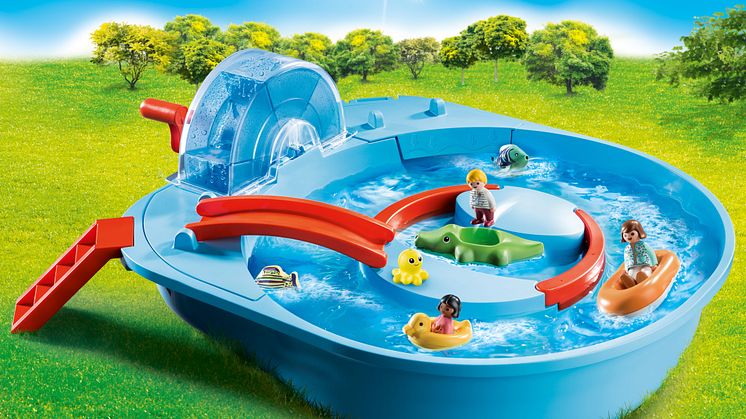 Fröhliche Wasserbahn (70267) von PLAYMOBIL 1.2.3 AQUA