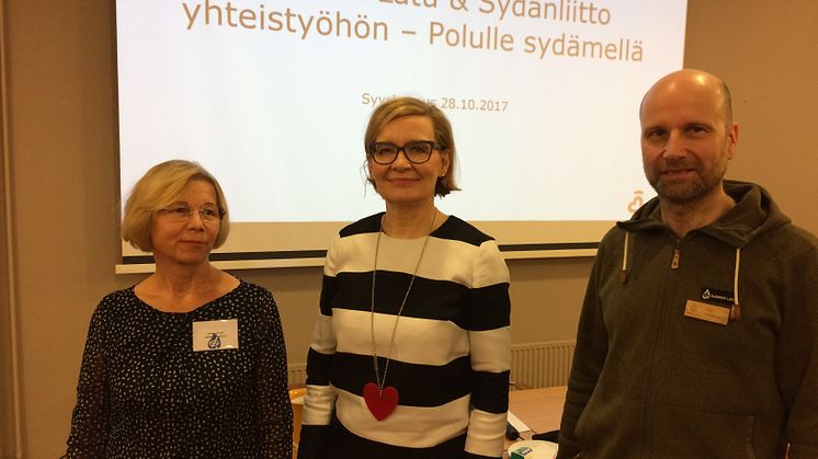 Sydänliiton syyskokouksessa julkaistiin myös tuleva yhteistyö Suomen Ladun kanssa.