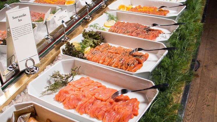 Lappländsk blodpudding och akvavitlax på Tyrols Vilda Julbord