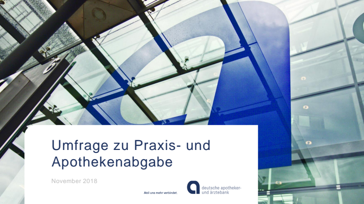Grafiken: Umfrage zu Praxis- und Apothekenabgabe 2018