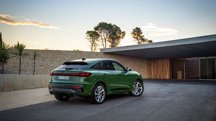 Anden generation af Audi Q5 Sportback med dynamisk silhuet