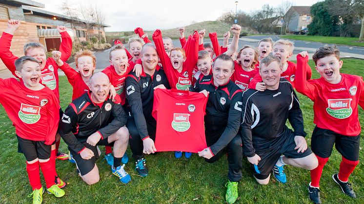26 Pint-Sized Local Teams Kitted-Out for Spring thanks to Müller Wiseman Dairies