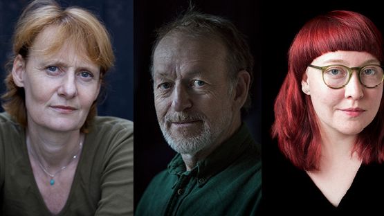 Tina Enghoff (foto; Kent Klich), Anders Kristensson (Foto; Monika Norrby), Nora Lorek