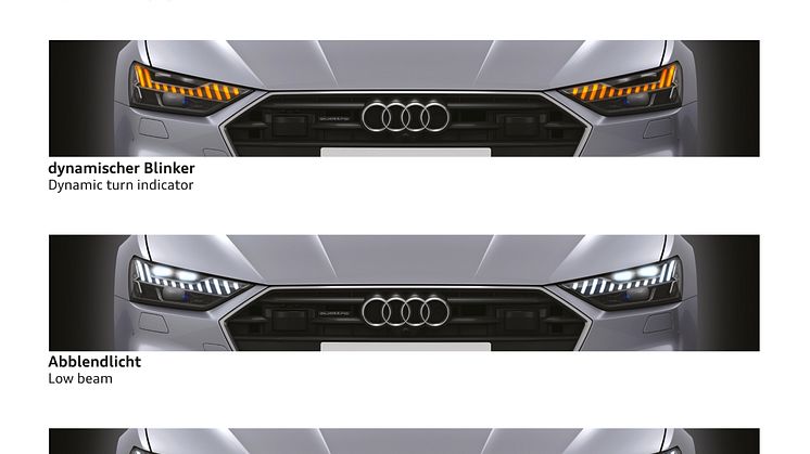 HD Matrix LED headlight with Audi laser light (kombinationer)