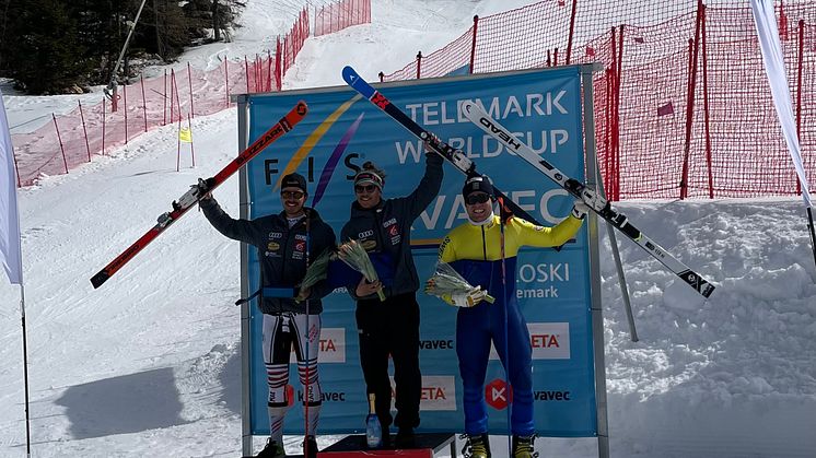 Olle Collberg trea i slovenska Krvavec