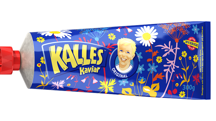 Kalles Kaviar Original (blomstermotiv)