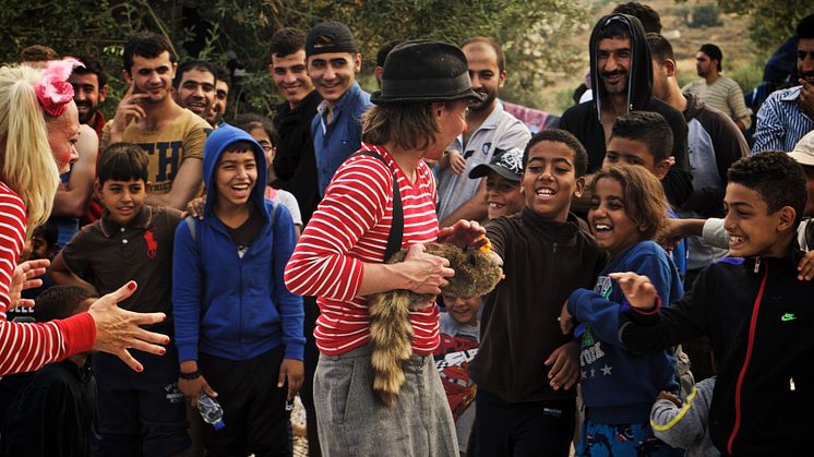 Clowner utan Gränser, Lesbos 2015. 