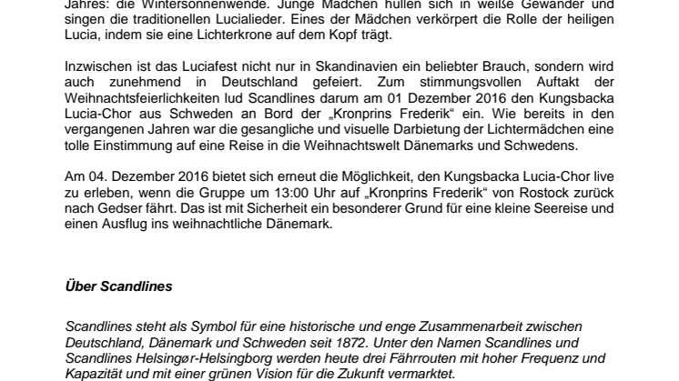 Skandinavischer Lichterglanz bei Scandlines