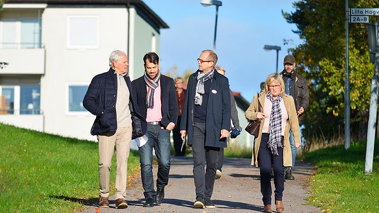 Walk and Talk för ett bättre företagsklimat i Upplands Väsby