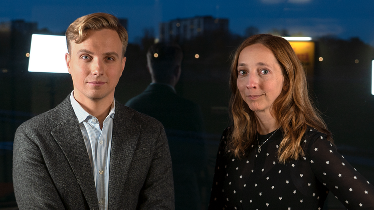 Nominerade i kategori Årets Berättare:Mikael Delin och Emma Bouvin