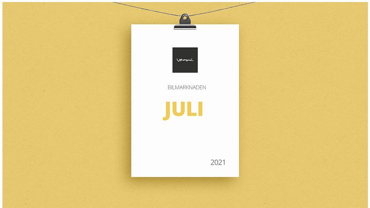 Bilmarknaden juli 2021