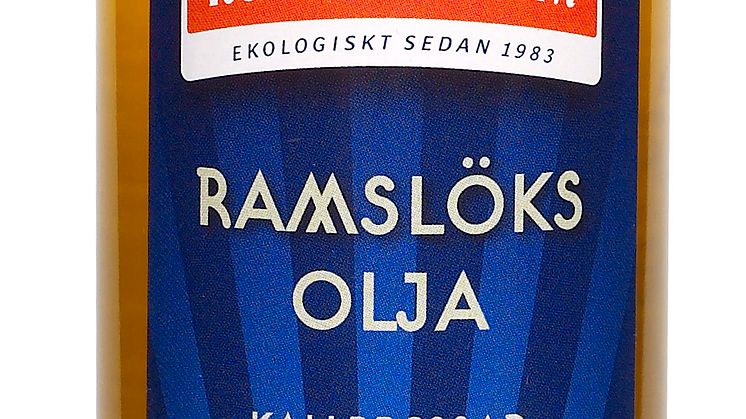 Kung Markatta först ut med ekologisk Ramslöksolja