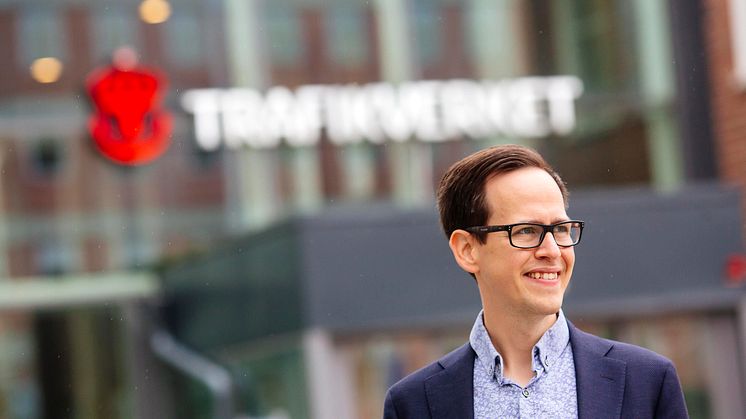 Emil Aden, HR-strateg och ansvarig för arbetsgivarprofilering på Trafikverket