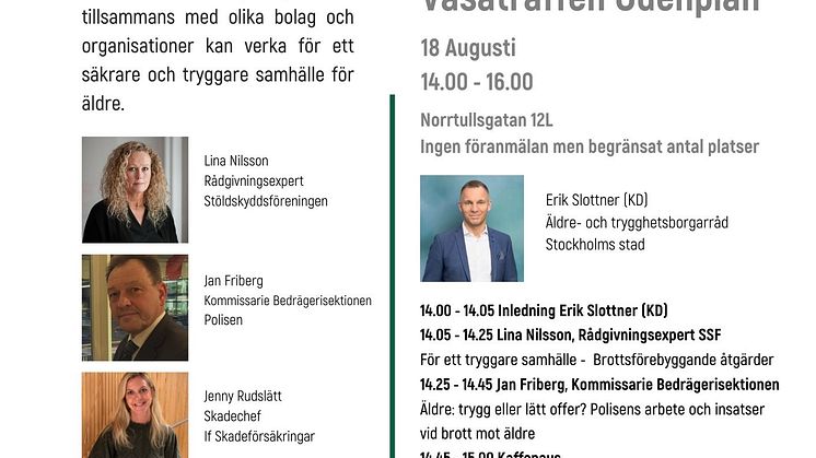 STOPPA BEDRÄGERIER MOT ÄLDRE! (1)