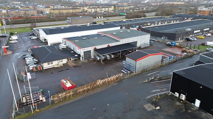 Nytt säljuppdrag - Industrifastighet Åbro (Mölndal) med strategiskt bra läge invid E20/E6 och Söderleden