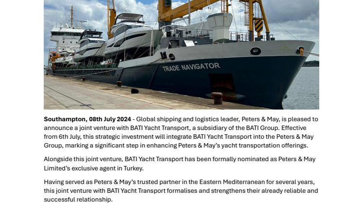 Press release_July_Peters & May and BATI Yacht Transpotr form a joint venture.pdf