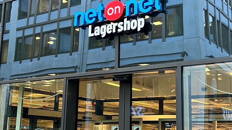 Premiär idag för NetOnNets nya Lagershop i Bromma