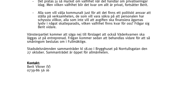 Ödesdag för Väderkvarnen