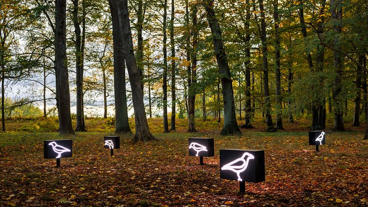 Julian Opie. Crows. Foto_Eivind Lauritzen