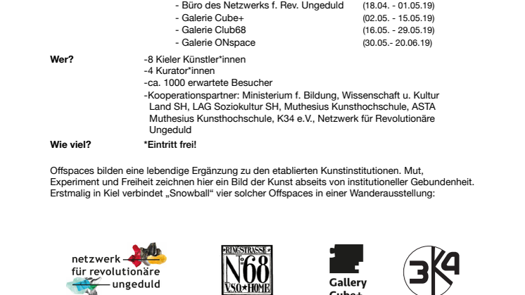 Pressemitteilung Snowball
