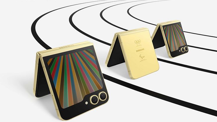 Samsung avdekker eksklusiv Galaxy Z Flip6 Olympic Edition med Galaxy AI for Paris 2024 utøvere