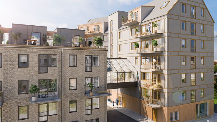 Townhouse särskilt populära i Riksbyggens Brf Nära i Hyllie, Malmö