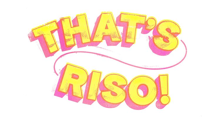 That's RISO! logotyp. Design_ BEAST Studio
