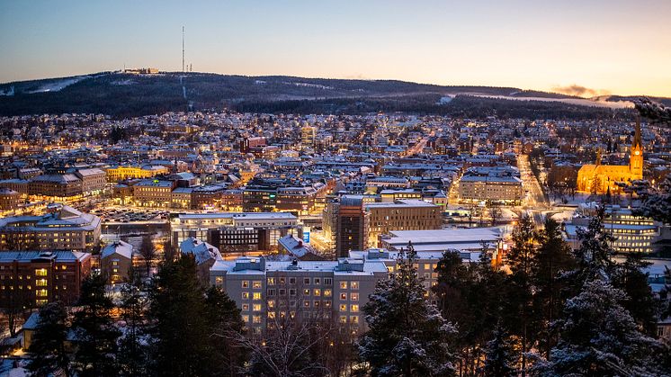 Vy över Sundsvall