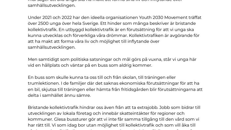 Debatt: Vi står och väntar på en buss som aldrig kommer