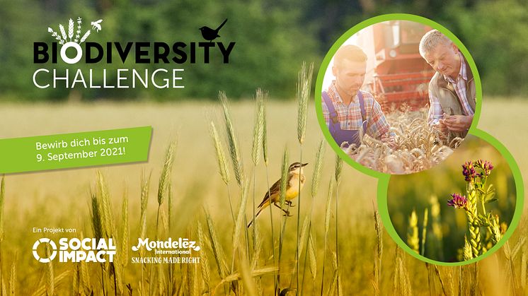 Mondelez Deutschland  initiiert Biodiversity Challenge, um innovative Ideen und bereits in Umsetzung befindliche Lösungen zum Schutze der Biodiversität zu fördern