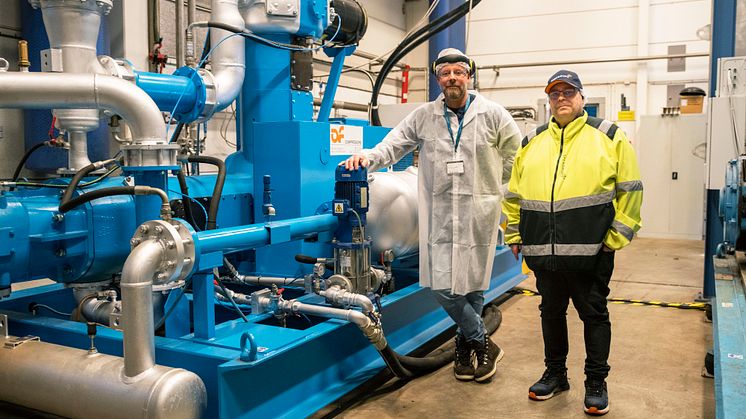 Lägre energiförbrukning med renoverad kompressor. Mathias Lindgren, Kompressorteknik och Patrik Gustafsson, Spendrups.