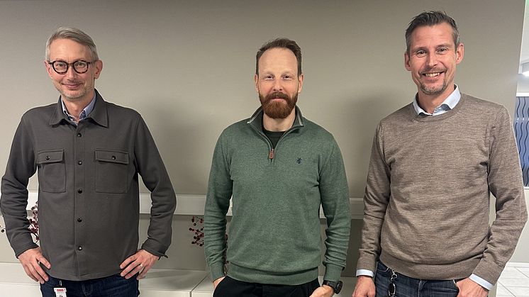 Martin Carlstein (MED), Raymond Halvorsen (Norgem), Christian Carlstein (MED)